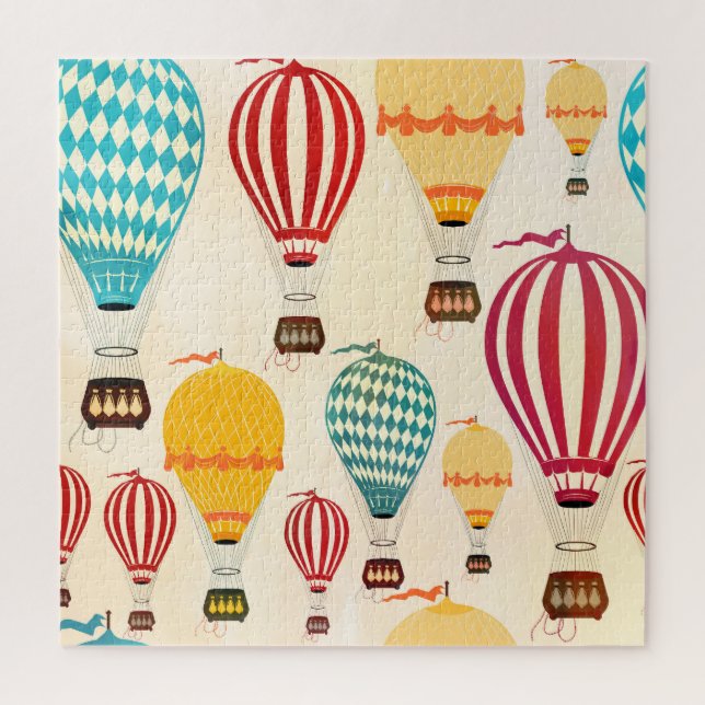 Air balloon: playful pattern design. jigsaw puzzle (Vertical)