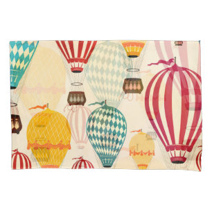 Air balloon: playful pattern design. pillowcase
