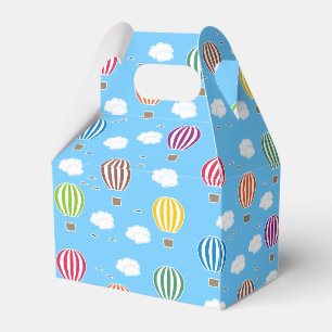 Air Balloons Pattern Favour Box