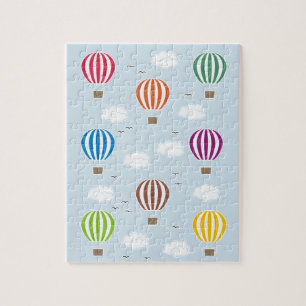 Air Balloons Pattern Jigsaw Puzzle