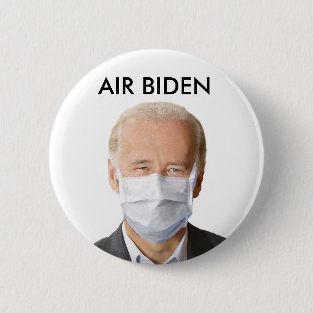 AIR BIDEN 6 CM ROUND BADGE (Front)