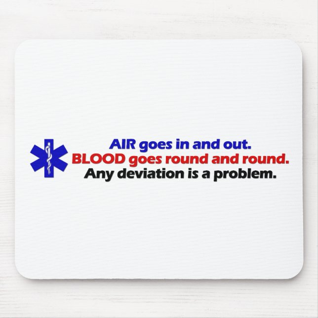Air/Blood Mouse Mat (Front)
