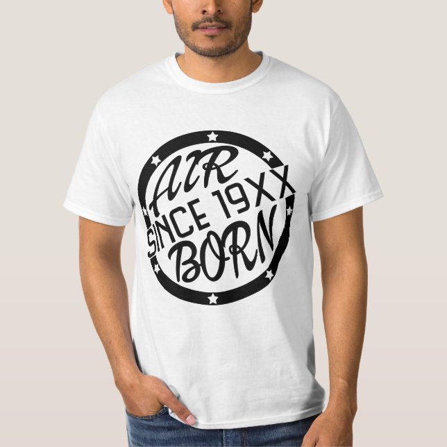 AIR BORN SINCE 19XX SHEILD T-Shirt (Front)