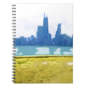Air Brushed Chicago Notebook