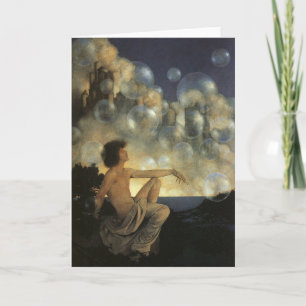 Air Castles, Maxfield Parrish Fine Vintage Card