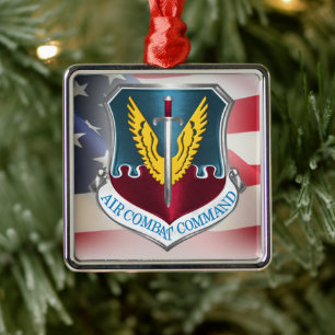Air Combat Command –“ACC” Christmas Metal Tree Decoration