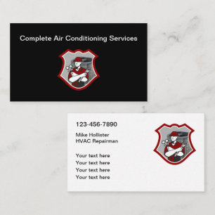 Air Conditioning HVAC Business Card