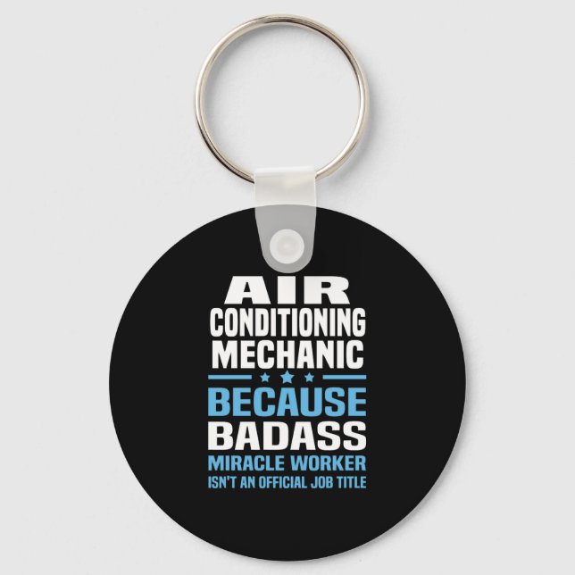 Air Conditioning Mechanic Key Ring (Front)