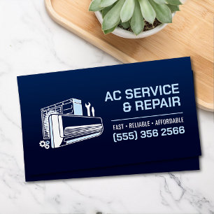 Air Conditioning – Repair • Service • Installation Business Card