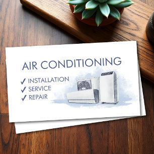 Air Conditioning – Repair, Service, Installation Business Card