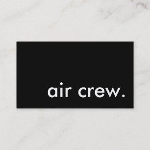 air crew. business card