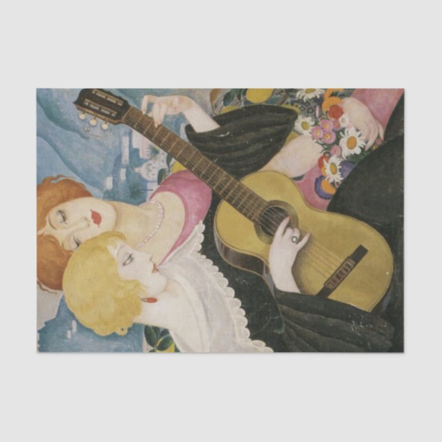 Air De Capri by Gerda Wegener Tissue Paper (Front)