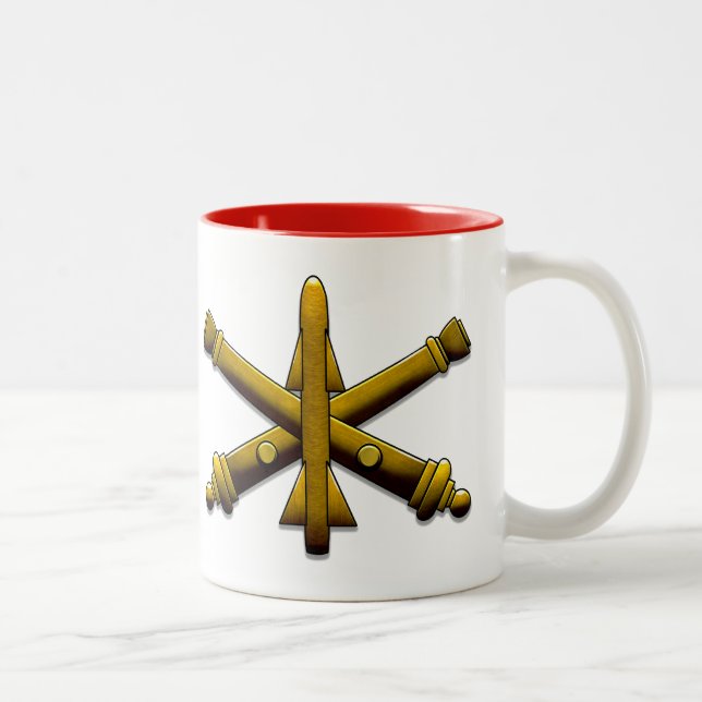 Air Defence Artillery Drinkware Two-Tone Coffee Mug (Right)