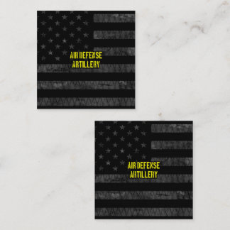 Air Defence Artillery Subdued American Flag Discount Card