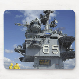 Air department Sailors test the sprinkler syste Mouse Mat