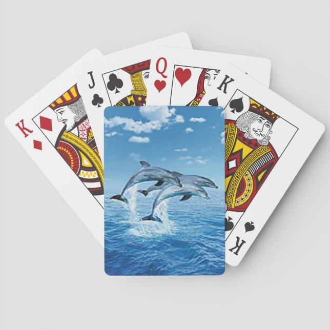 Air Dolphin Playing Cards (Back)