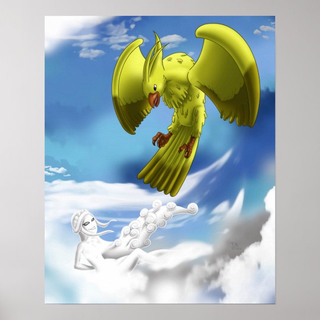 Air Element and Bird Poster (Front)