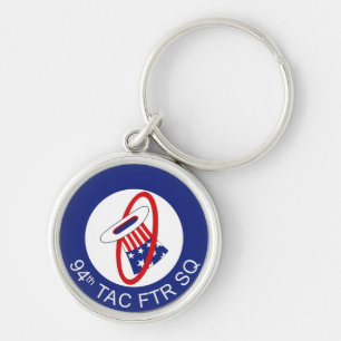 Air Force 94th Tactical Fighter Squadron Key Ring