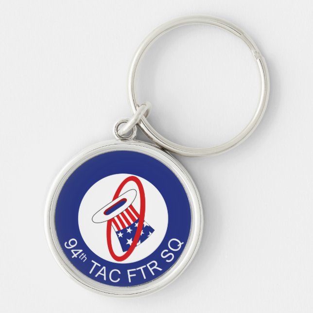 Air Force 94th Tactical Fighter Squadron Key Ring (Front)