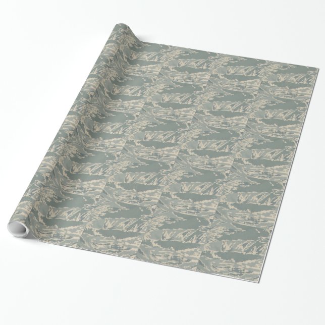 Air Force ABU Pattern Wrapping Paper (Unrolled)
