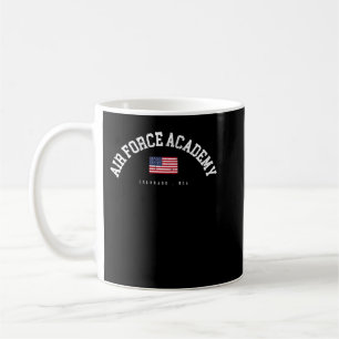 Air Force Academy CO American Flag USA City Name P Coffee Mug