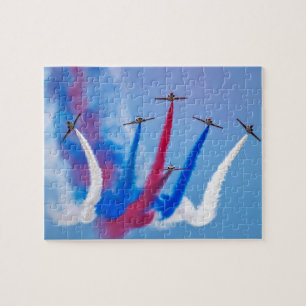 Air Force Aerobatic Team Air Show Formation Jigsaw Puzzle