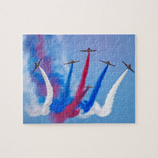 Air Force Aerobatic Team Air Show Formation Jigsaw Puzzle