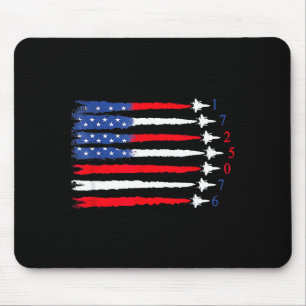 Air Force American Flag 4th Of July 2026 Funny Gif Mouse Mat