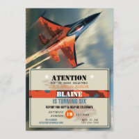 Air Force Birthday Invitation