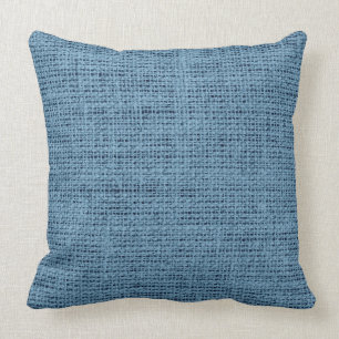 Air Force blue burlap linen background Cushion