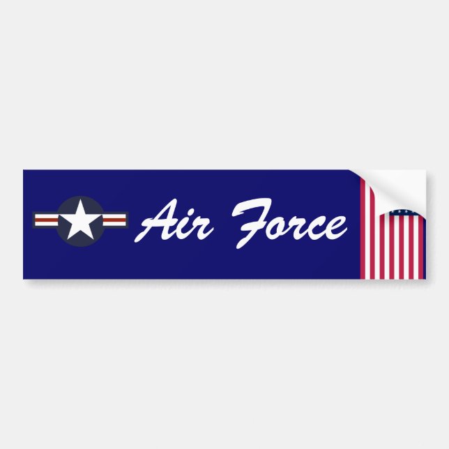 air force Bumper Sticker (Front)