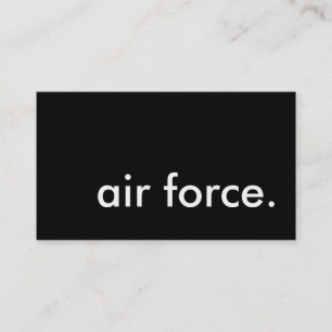 air force. business card