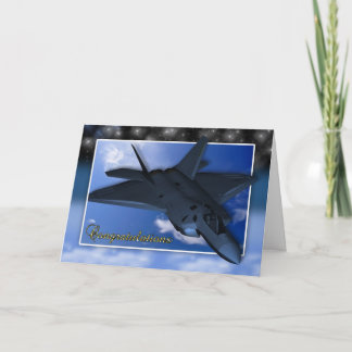 Air Force Commissioning Congratulations Card