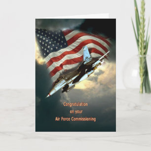 Air Force Commissioning Greeting Card