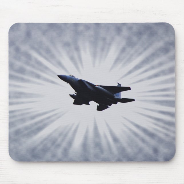 Air Force F 15 Fighter Jet Art Mouse Pad (Front)