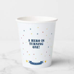 Air Force First Birthday Party Paper Cup Hero