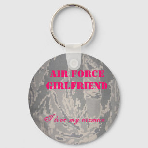 Air Force Girlfriend, I love my... Key Ring
