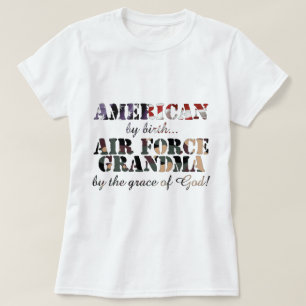 Air Force Grandma Grace of God T-Shirt