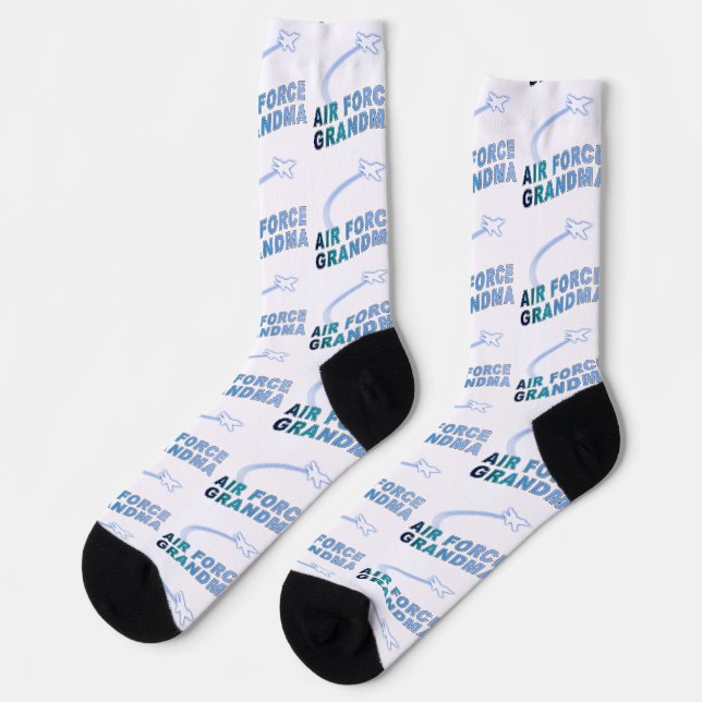 Air Force Grandma  Socks (Left)
