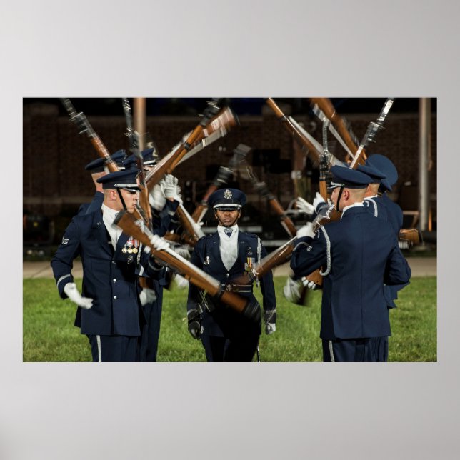 Air Force Honour Guard Drill Team Poster (Front)