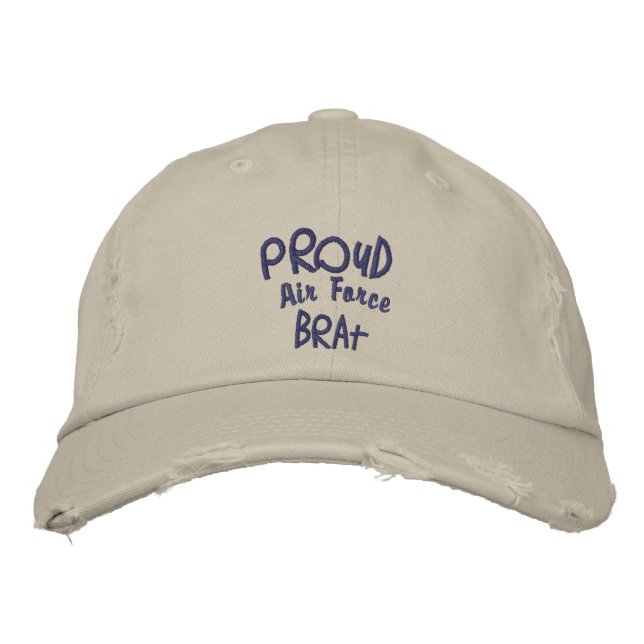Air Force Humour - Military Family Embroidered Hat (Front)