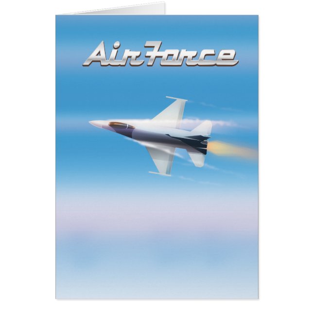 Air Force Jet Poster (Front)
