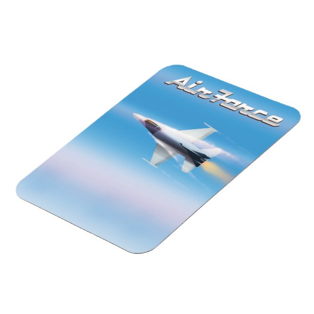 Air Force Jet Poster Magnet (Left Side)