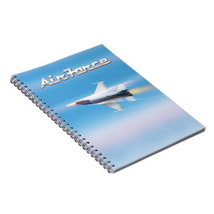 Air Force Jet Poster Notebook