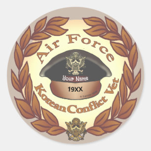 Air Force Korean Conflict Vet  Sticker