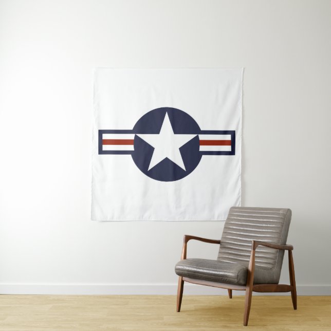 Air Force logo Tapestry (In Situ (Horizontal))