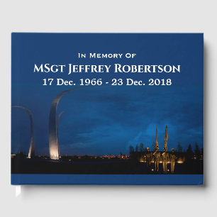 Air Force Memorial at Night Guest Book