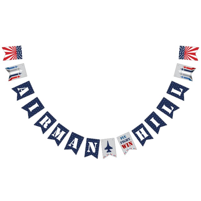 Air Force Military Party Fighter Jet Custom Banner (All)