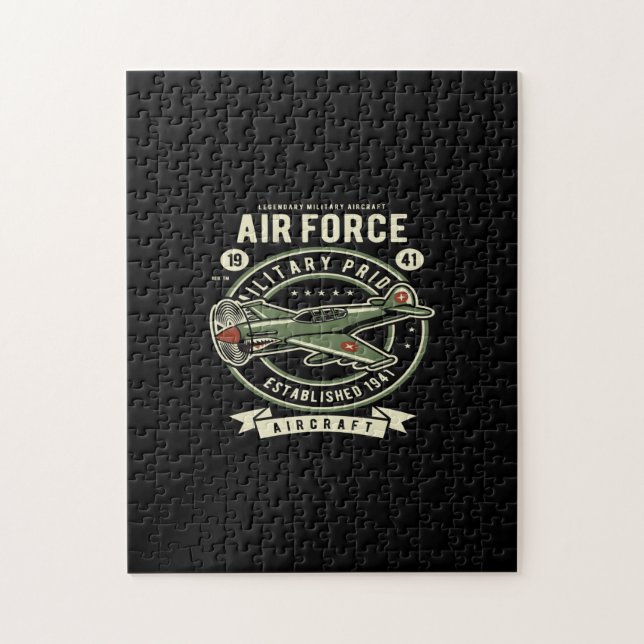 air force military pride aircraft jigsaw puzzle (Vertical)