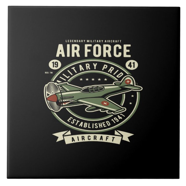 air force military pride aircraft tile (Front)